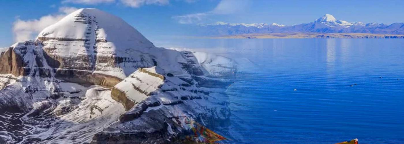Mount Kailash and Mansarovar Lake