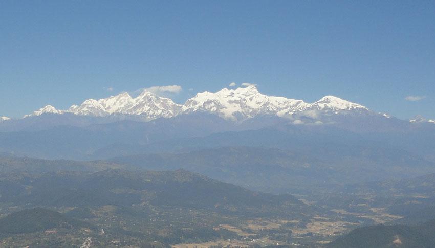 mountain views near Kathmandu mountain views near Kathmandu