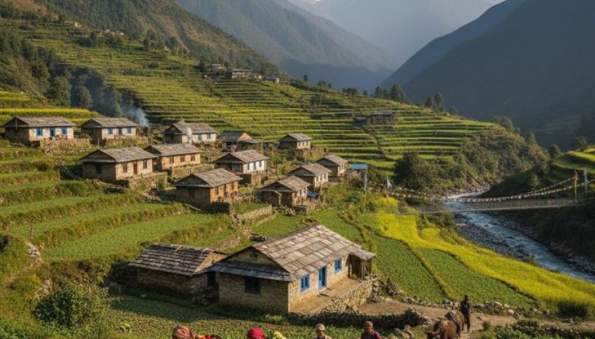 Village in Nepal Village in Nepal